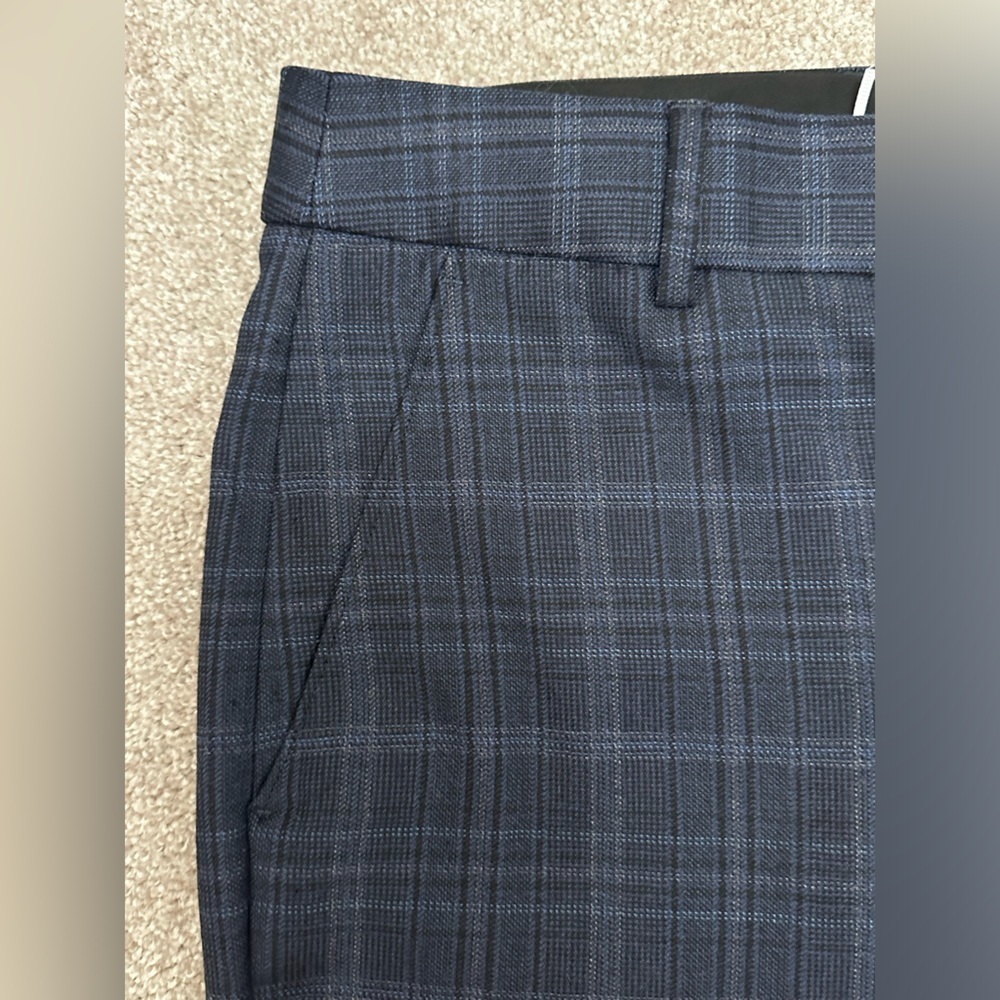Rebecca Vallance - Lori pant in Navy Check - size 8 - EUC - bootcut/flare leg - Picture 10 of 16